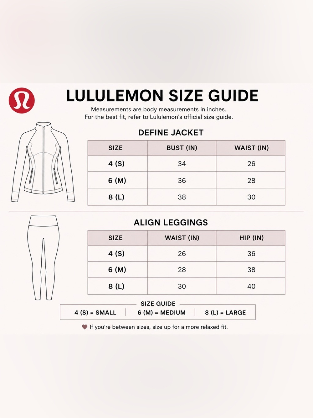 Lululemon Define Jacket + Leggings Set – Butter Cream – Brand New - Picture 6 of 6
